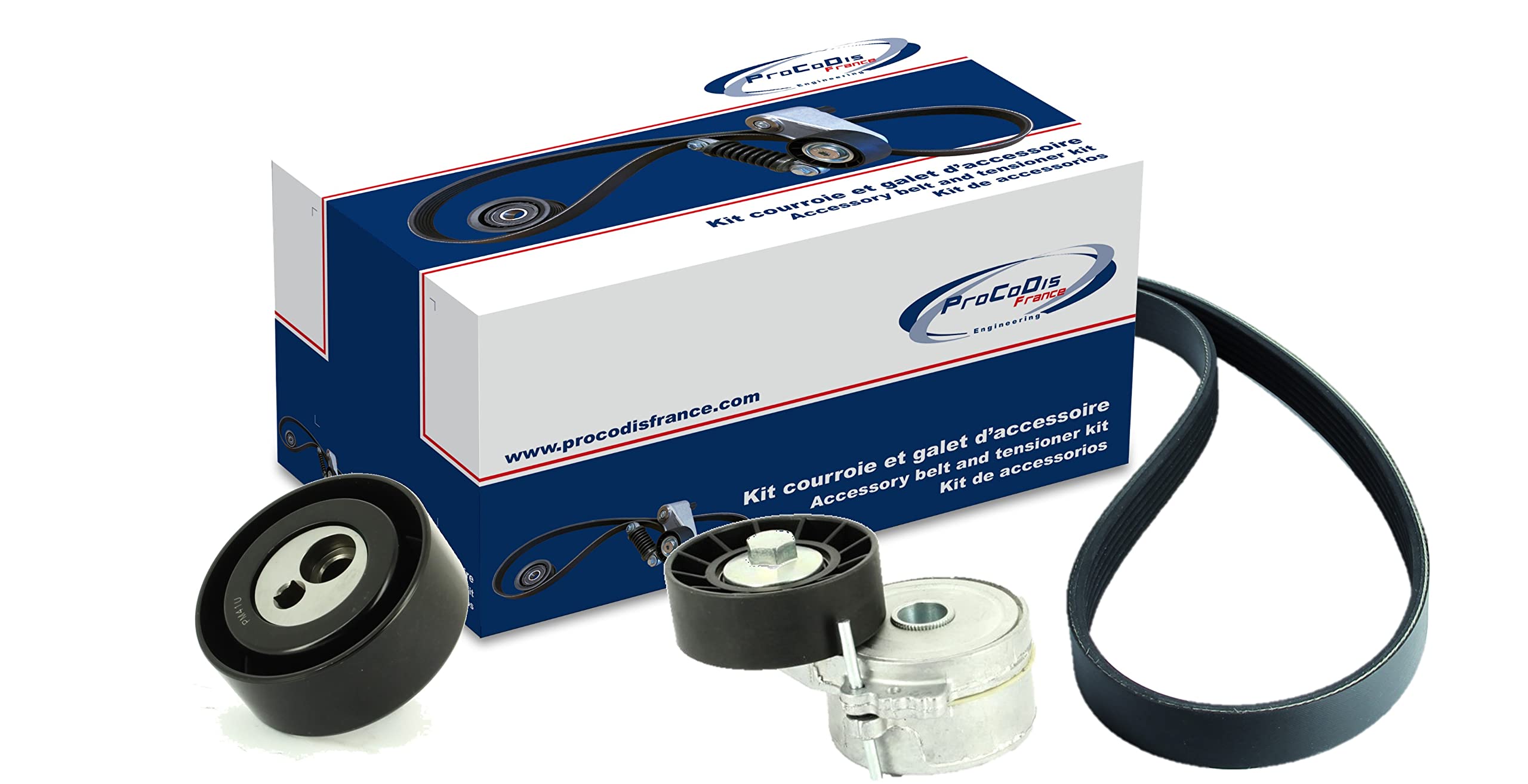 PROCODIS France KGA2006 Kit courroie et galet d'accessoire