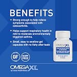 OmegaXL Joint Support Supplement - Natural Muscle Support, Green Lipped Mussel Oil, Soft Gel Pills, Drug-Free, 300 Count