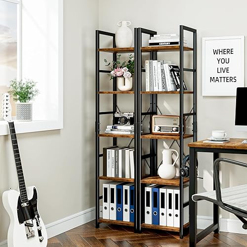 Miniatura 96 de NUMENN Estantería delgada de 3 niveles, estantería organizadora de almacenamiento, estante moderno para dormitorio, sala de estar y oficina en casa,