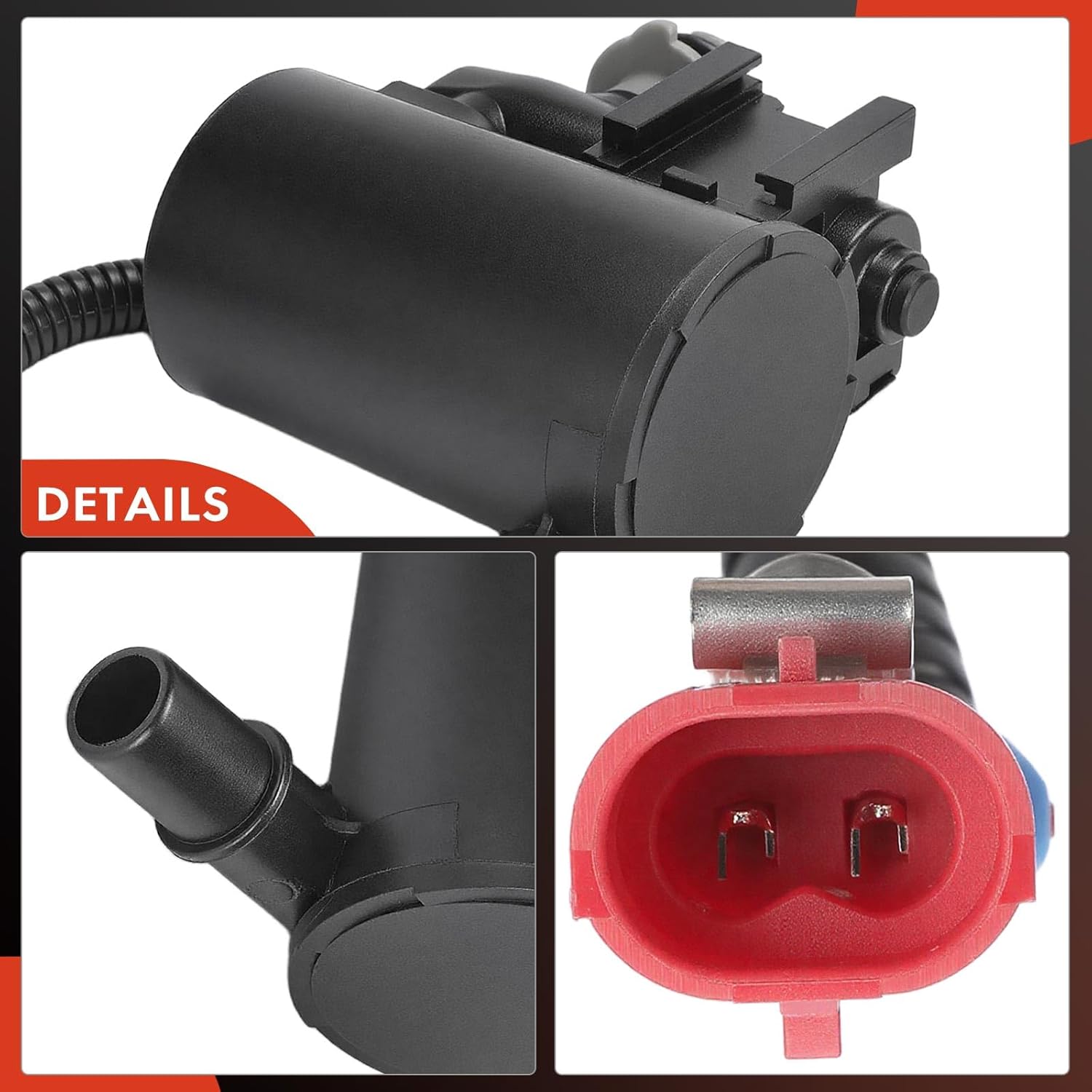 A-Premium Vapor Canister Vent Solenoid Valve Compatible with Hyundai Elantra 2011-2015, Sonata 2011-2014, Santa Fe 2007-2018, Elantra Coupe/GT 2013-2013, Santa Fe Sport/XL & Kia Optima, Sorento