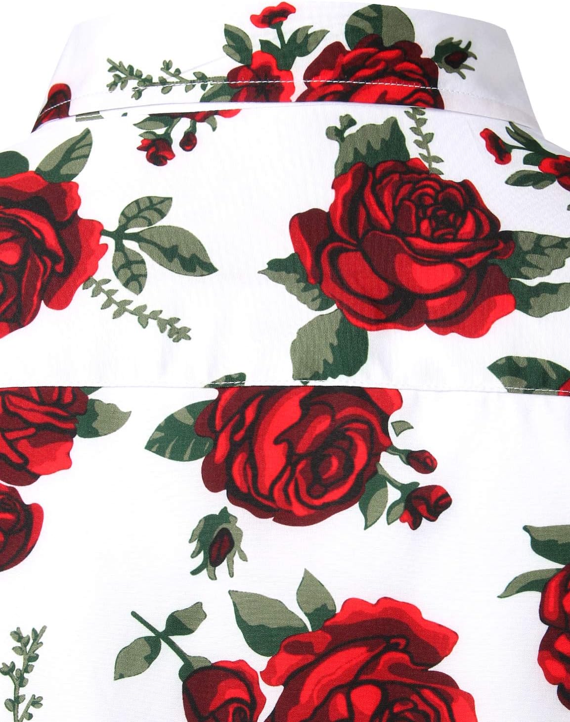 ZEROYAA Men's Fashion Urban Design 3D Printed Slim Fit Long Sleeve Button Up Dress Shirts - Image 6