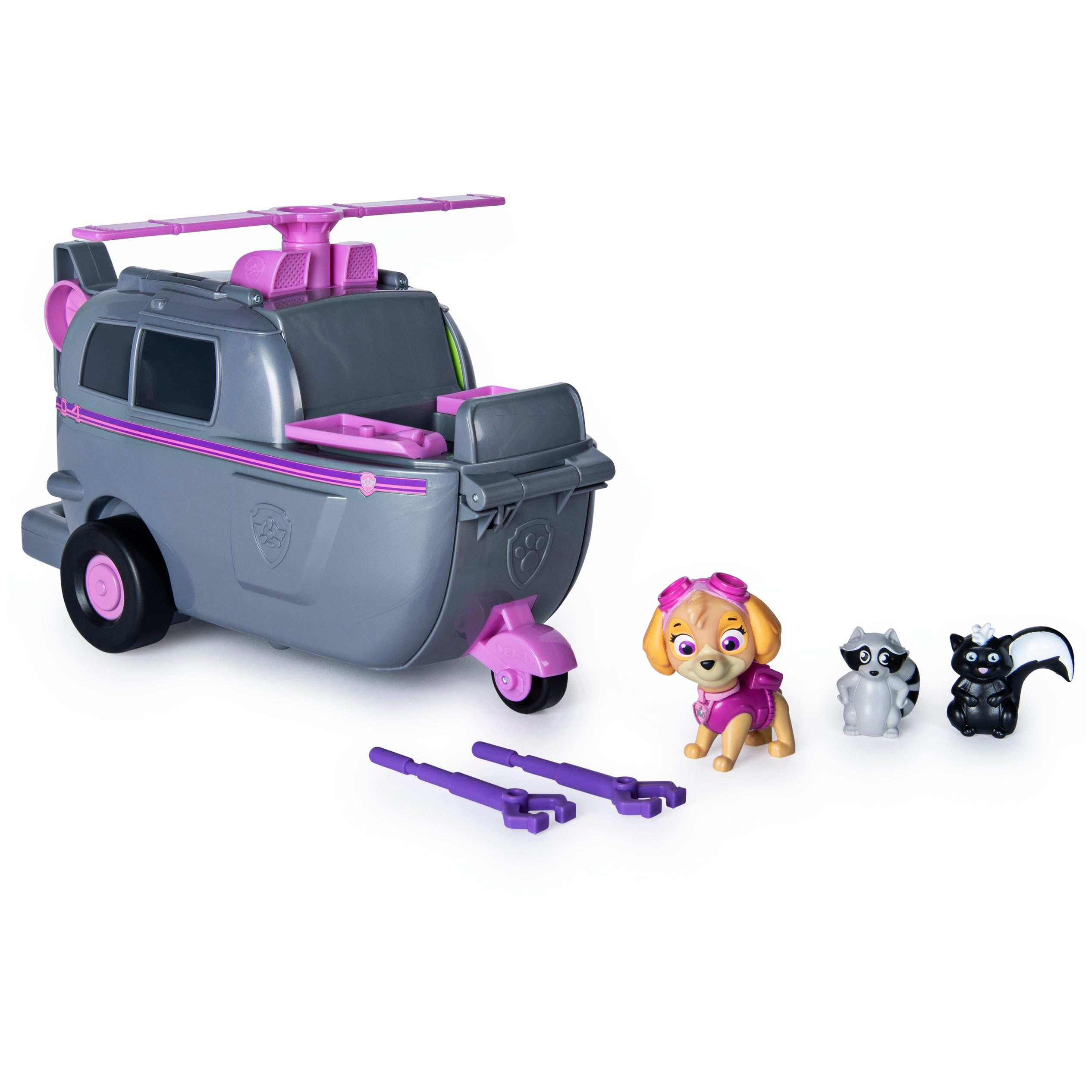 Paw Patrol, Skye’s Ride N Rescue, 2-in-1 Transforming Playset and Helicopter, for Kids Aged 3 Years and Over
