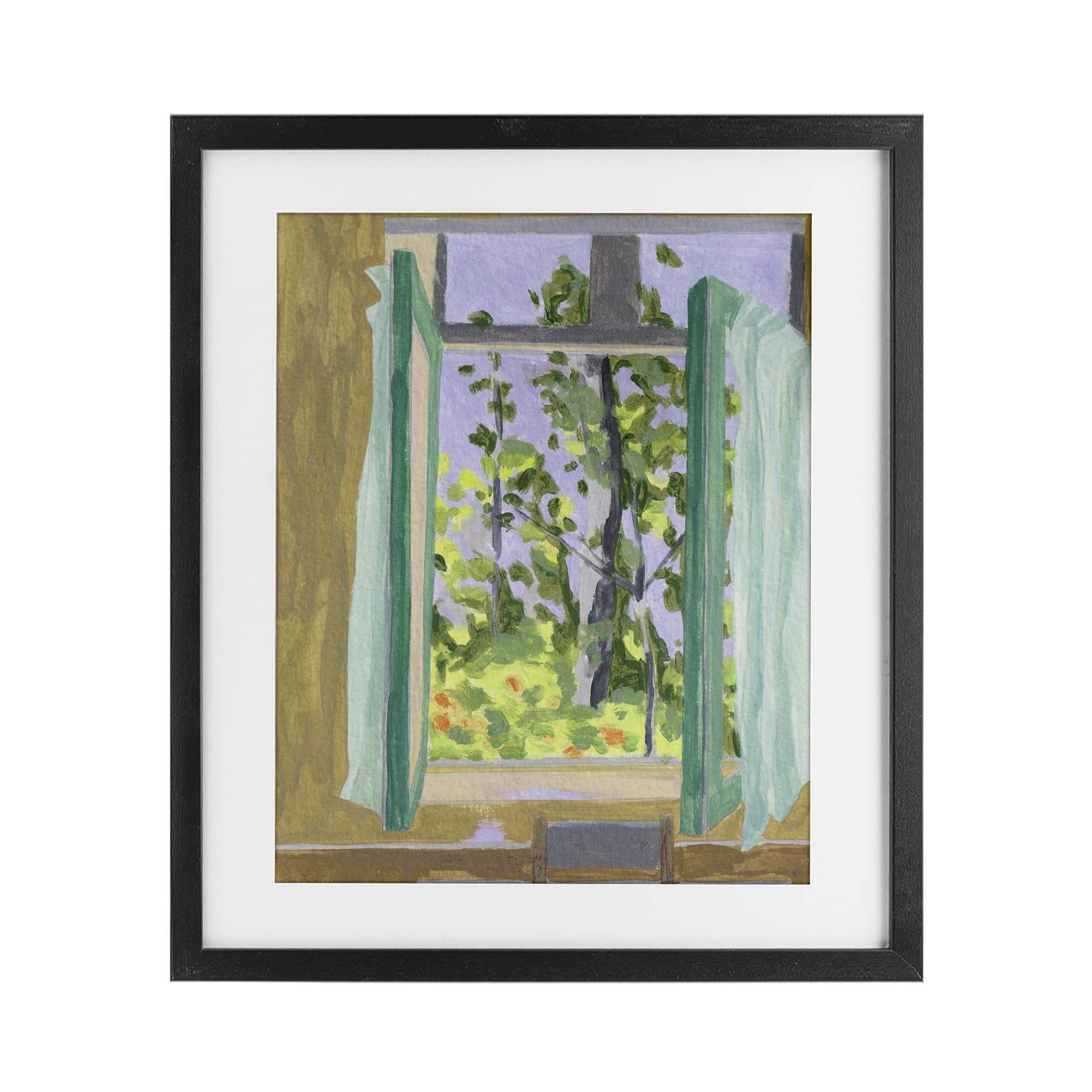 Affiche encadrée A Seat For Spring Melissa Wang cadre photo noir sous verre 21x17cm