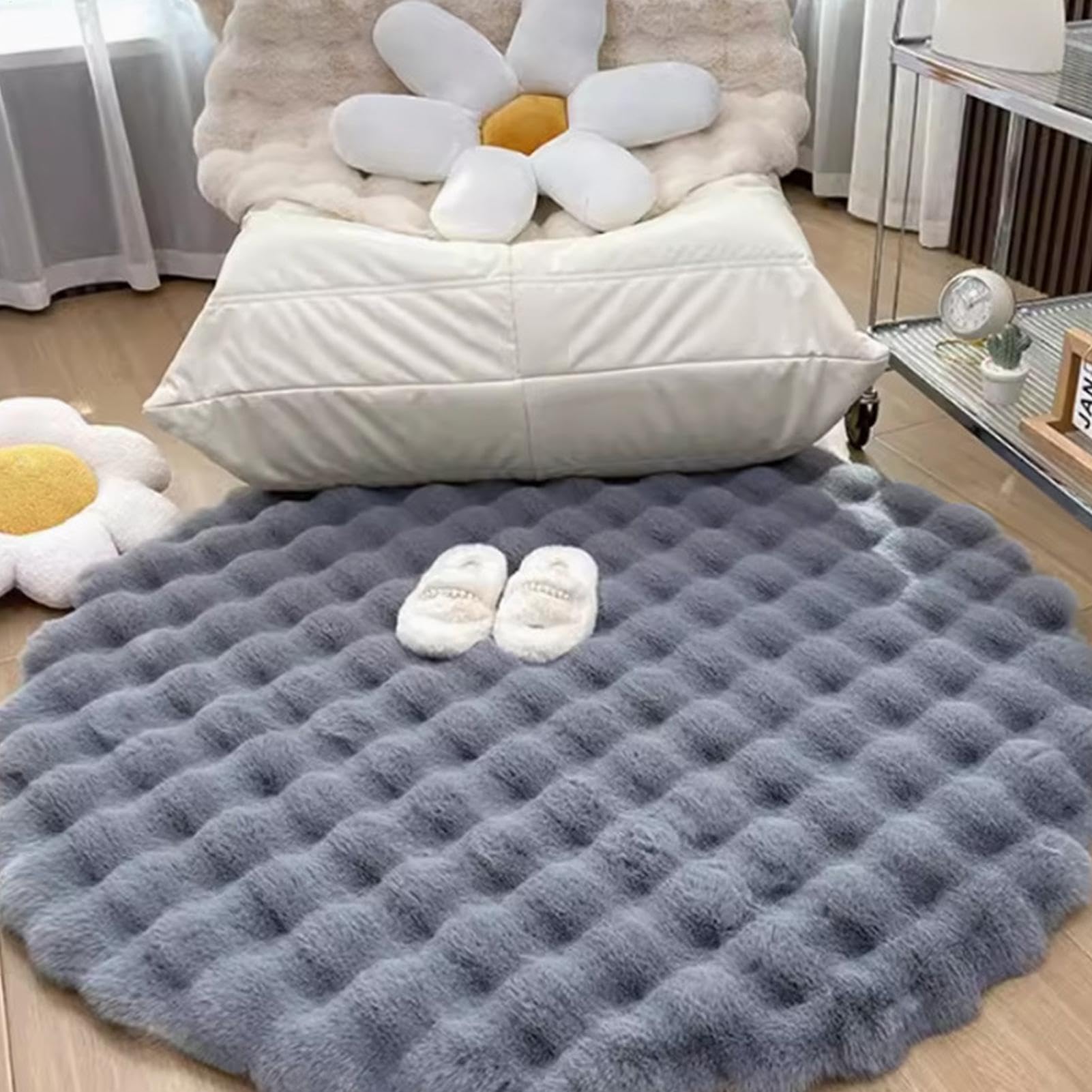 Coussin de sol salon et tapis décoratif doux pour chambre à coucher moderne