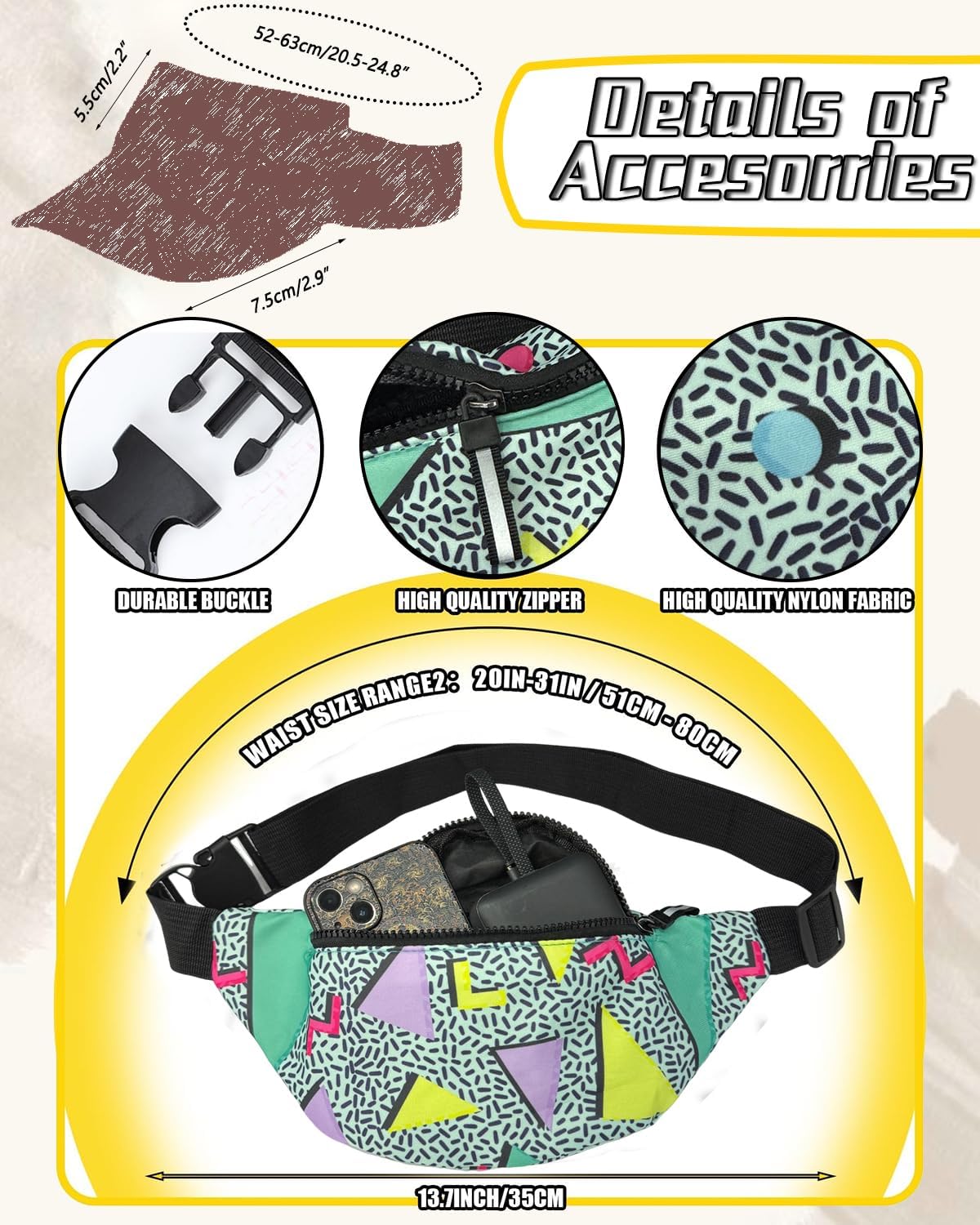 kasahara 80s 90s Outfit for Men Retro Hawaiian Shirts and Short Set Mens 80s Clothes 90s Costume Tracksuit with Visor