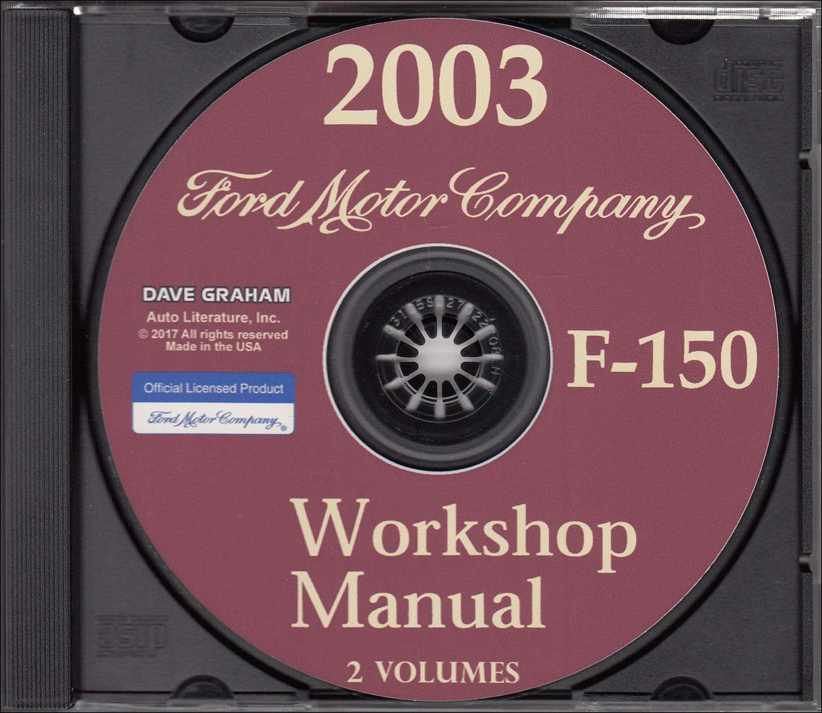 2003 Ford F-150 Shop Manual Set CD-ROM F150 Pickup Truck Service ...
