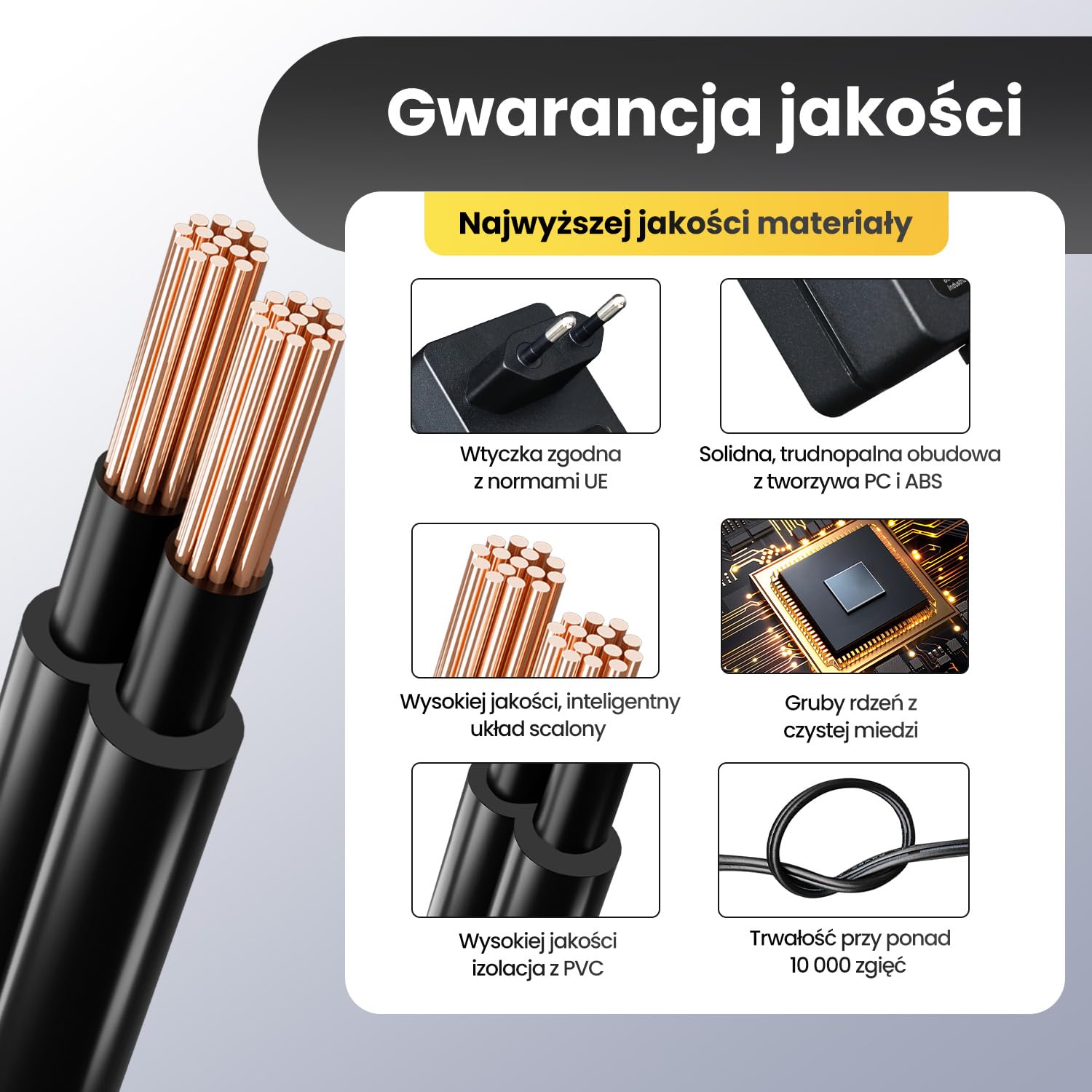Zasilacz 24 V, 1 A, 24 W, długość 1,8 m, adapter przełącznika AC DC (wejście 100-240 V, wyjście 24 V 1A), gniazdo transformatora do montażu na ścianie DC 24 V 5,5 x 2,1 mm, znak CE