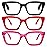 DXYXYO Reading Glasses Women 1.5 Blue Light Blocking, Oprah Style Square Oversized Computer Readers 3 Pack Retro Fashion, Pink+red+black