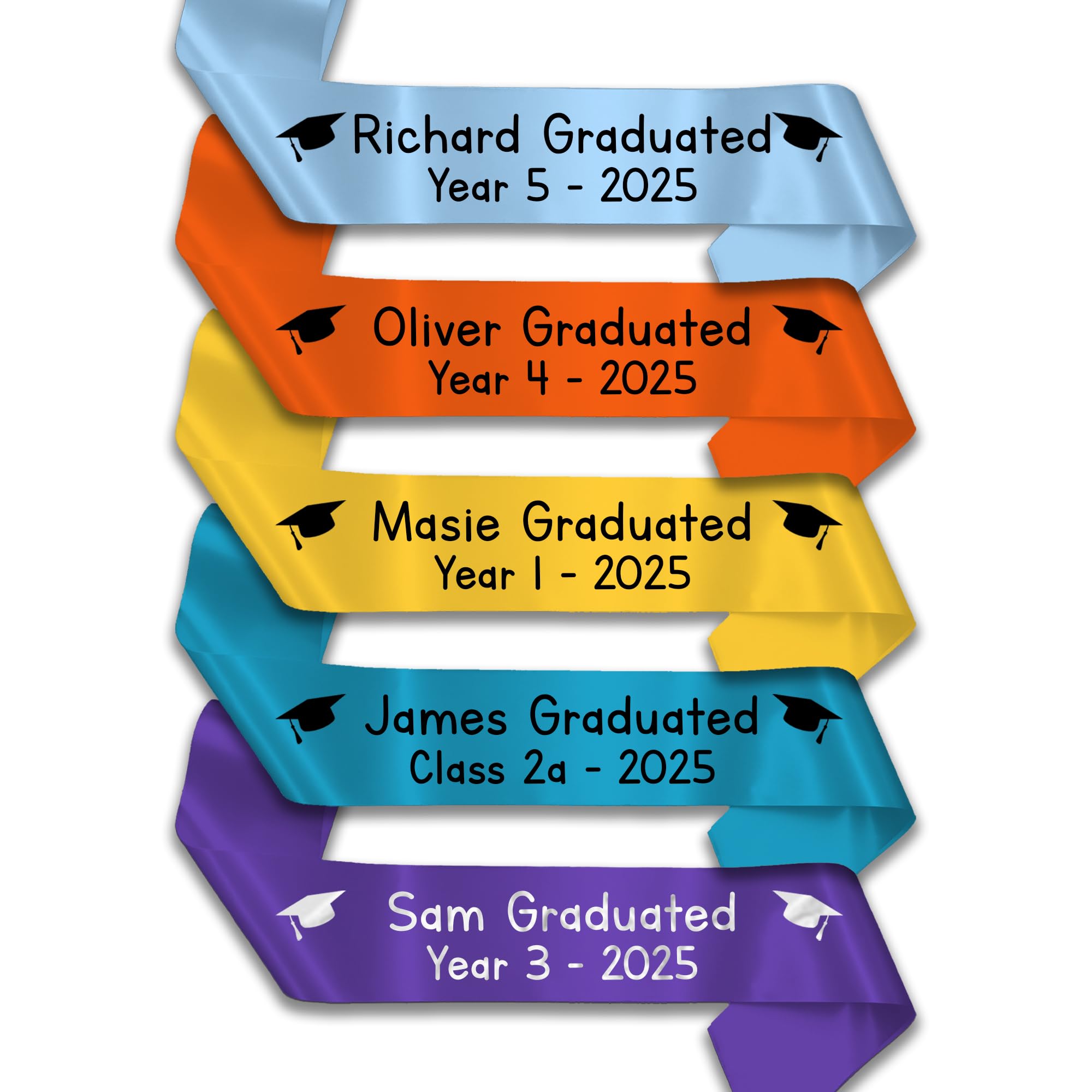 Personalized Graduation Sash 2023 Gift - Prom Reception Nursery Primary School Custom