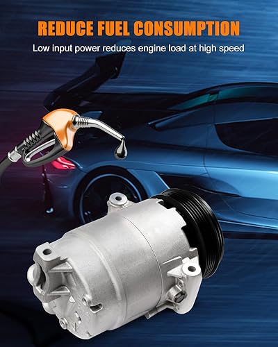 Miniatura 5 de Compresor de CA y AC Embrague CO 20741C Compatibilidad del compresor de aire acondicionado para HHR 2006-2010 para Aura 2008-2009