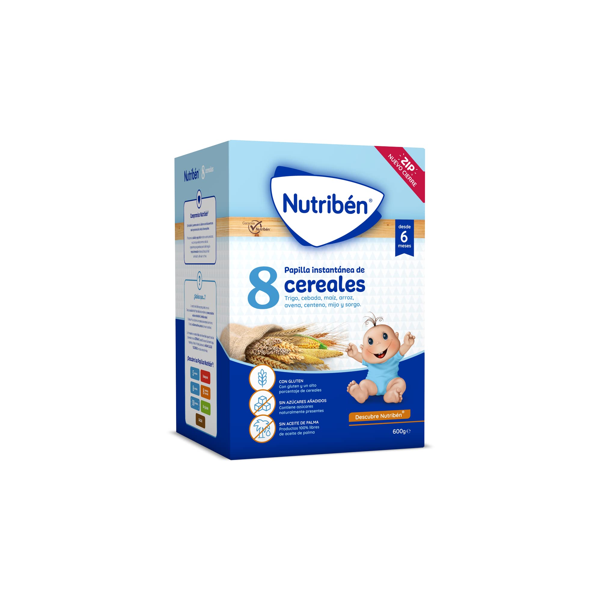 Nutribén - 8 Céréales Nutribén 600 gr - 1652409