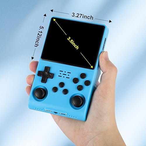 Miniatura 4 de Consola de juegos portátil R40S Pro, más de 30,000 juegos preinstalados, más de 20 sistemas de emulador retro, pantalla IPS HD de visión completa de