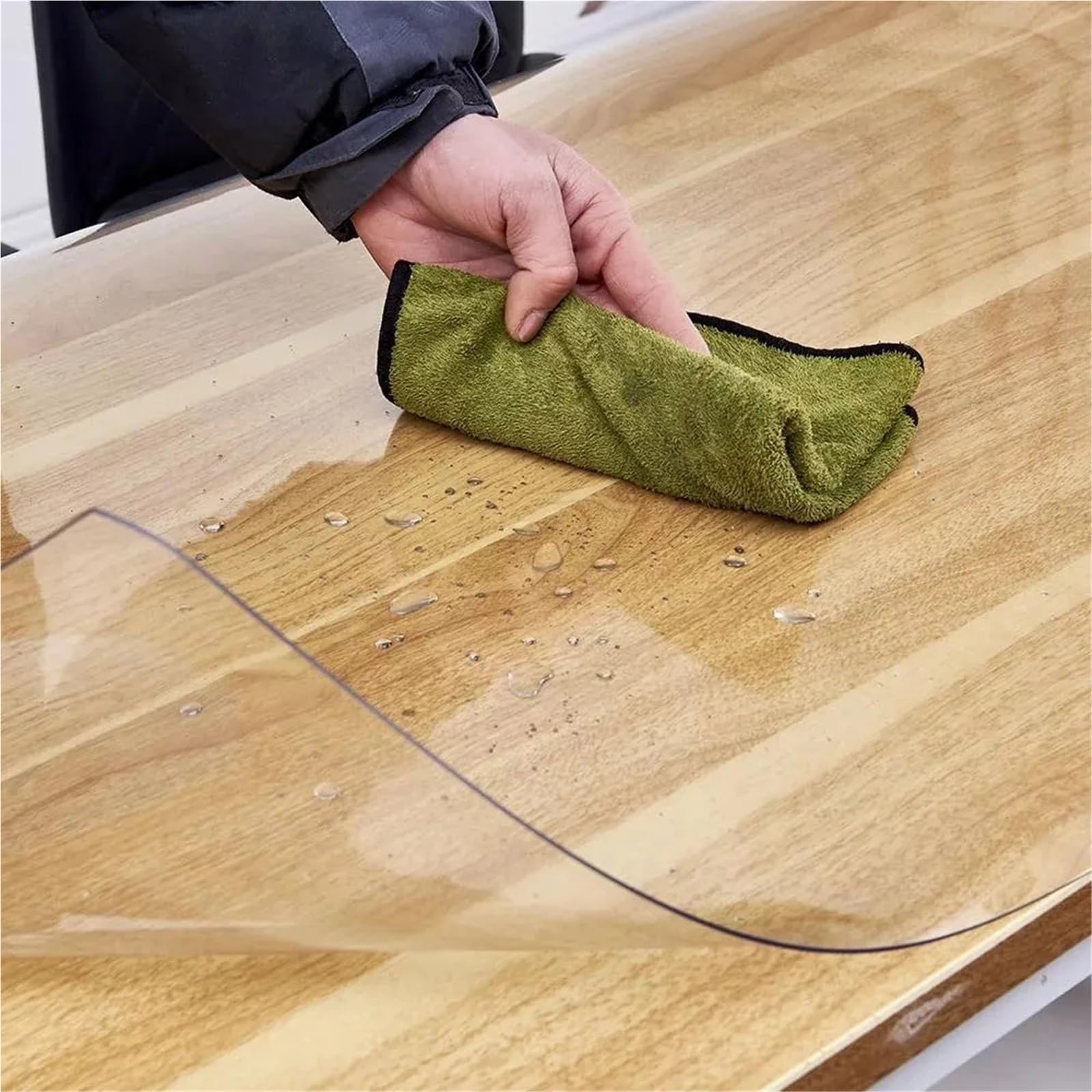 1 protezione trasparente for tavolo, for, copertura for in plastica, tappetino da scrivania, protettivo for per Tavolo da Pranzo(40x40inch)