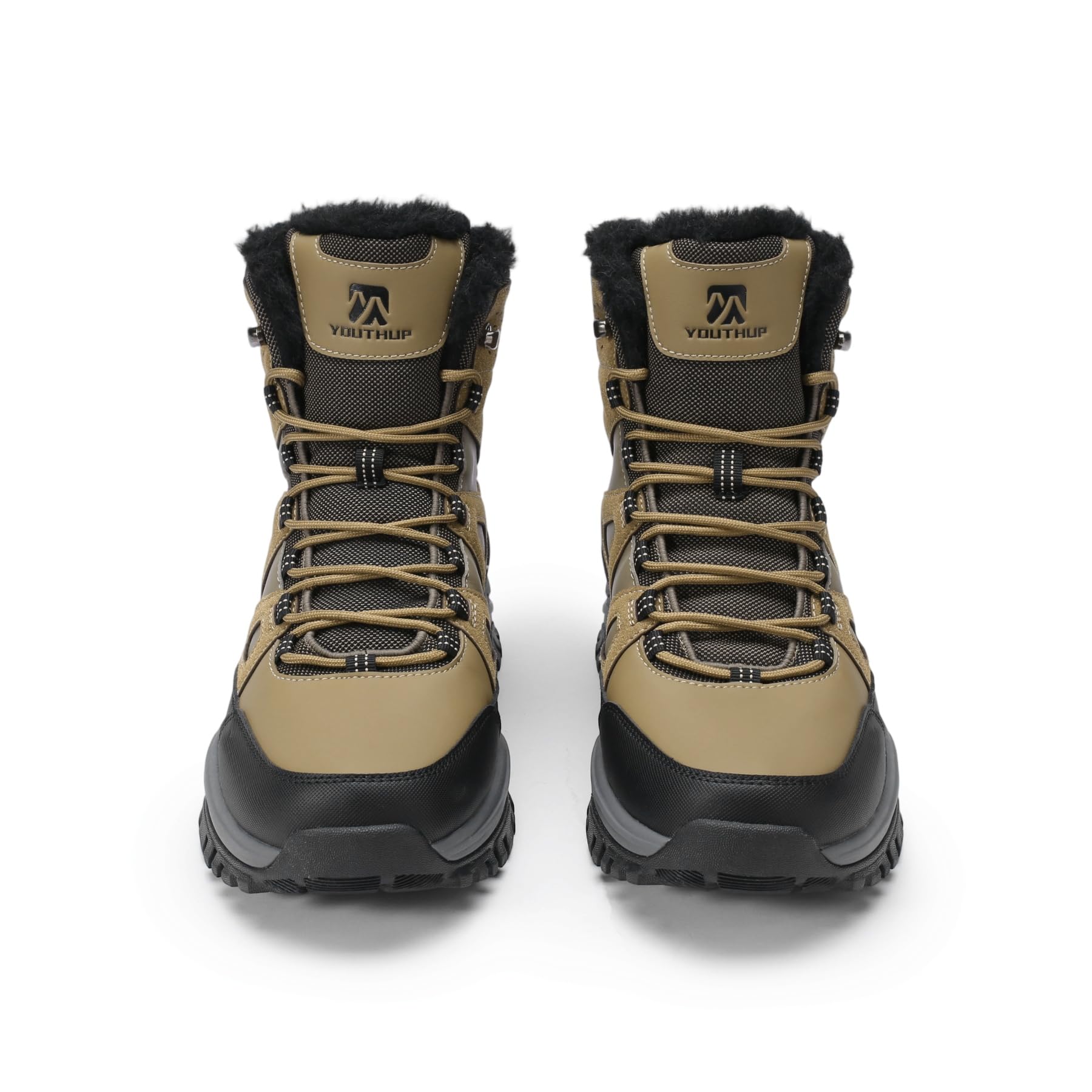 YOUTHUP bottes neige homme Hydrofuges Antidérapantes bottes randonnée hiver