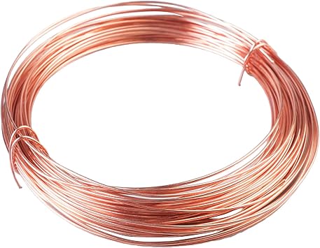 COYOUCO Copper Wire, 2.3/2.5/3/3.5Mm Diameter, 1Kg Weight, Bare Solid Copper Wire for Crafting, Jewelry, Electrical, Industry,2.5mm*1kg