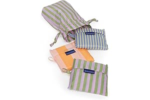 Baggu Standard Set of 3 - Hotel Stripes Grocery Bags