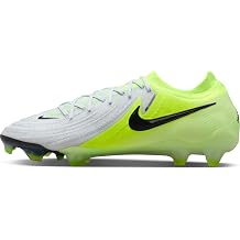 Nike Phantom GX 2 Elite FG Low-Top Soccer Cleats FJ2559-003, Metallic Silver/Volt/Black Size 10.5