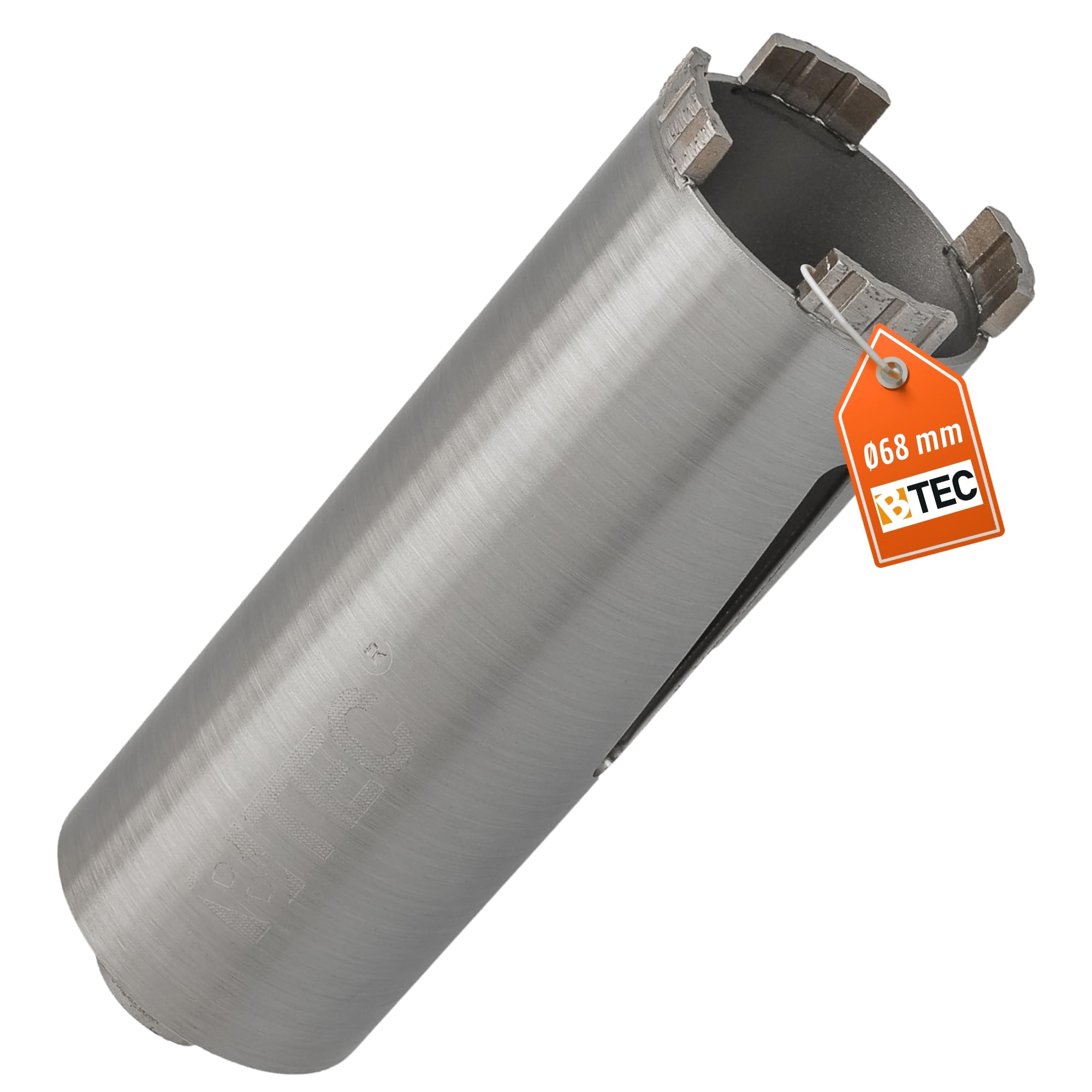 Corona de perforación de diamante M16, longitud útil de 180 mm, diámetro de 68 mm