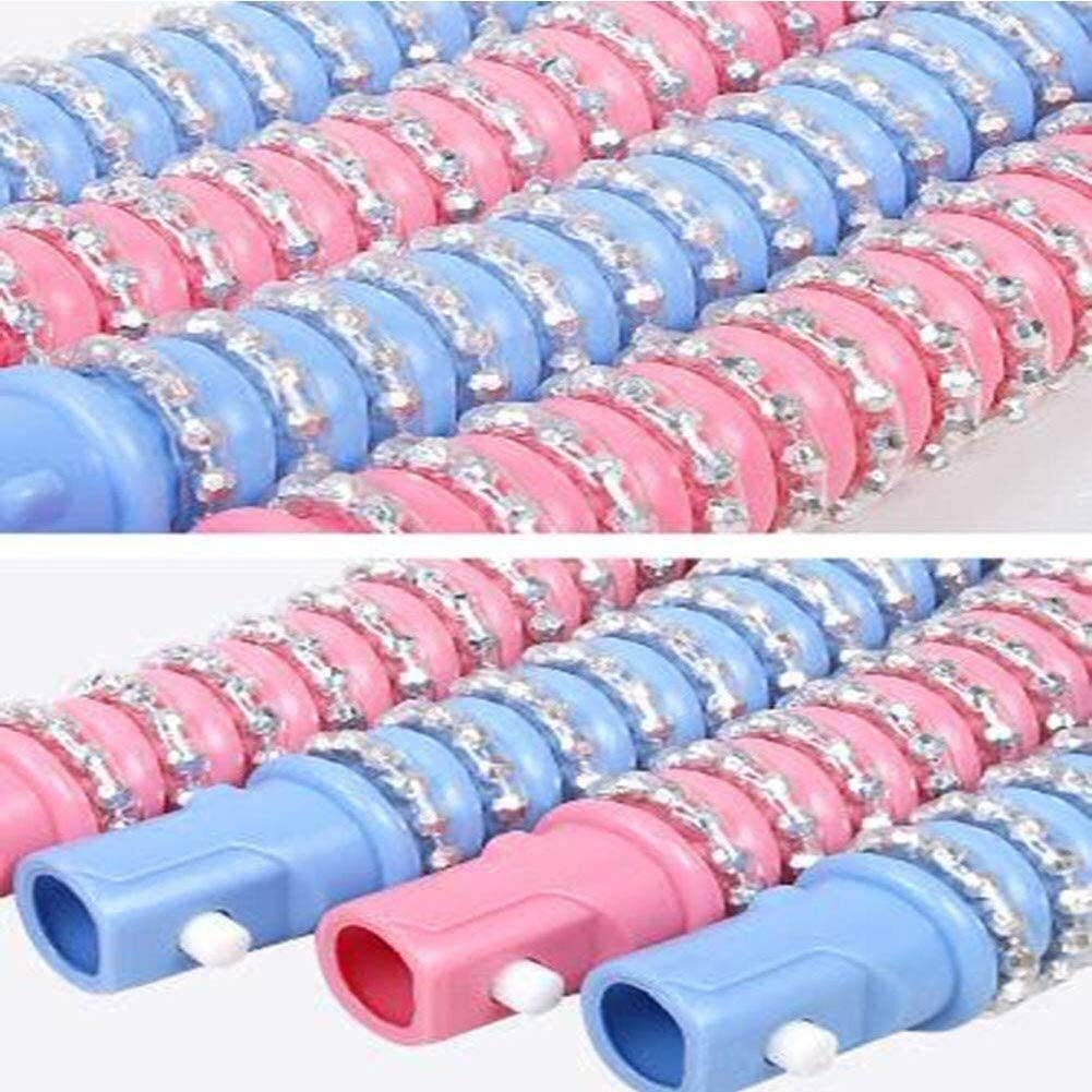 Cerchio di fitness LieYuSport Massaggi Fitness Hula Hoops for adulti, ponderata Hula Hoop for adulti, 7 sezioni staccabile Sport Hoola Hoop for l'esercizio della vita Trainer Circle Fat burining perde