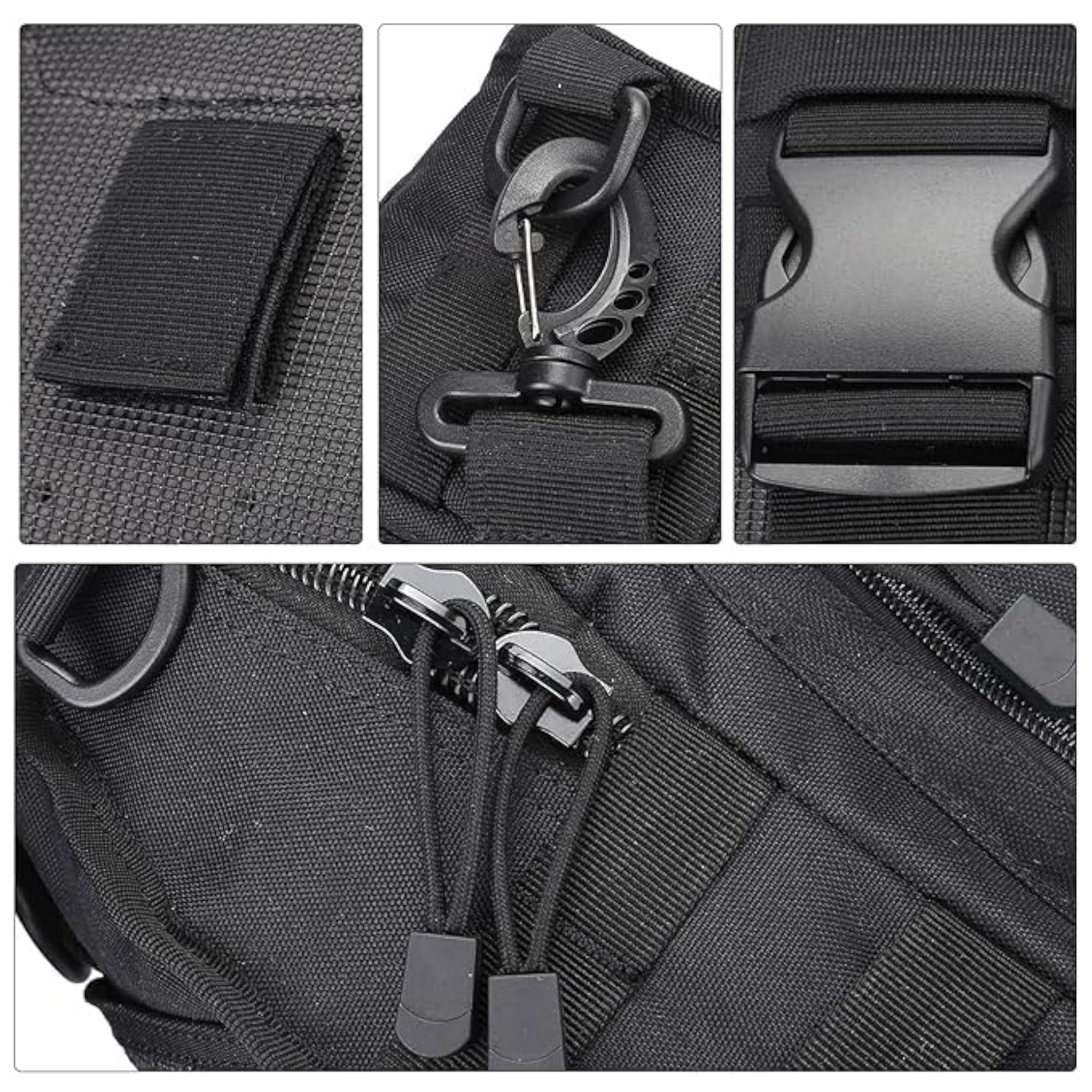 Tactical Small Sling Bag for Men, Waterproof Crossbody Backpack
