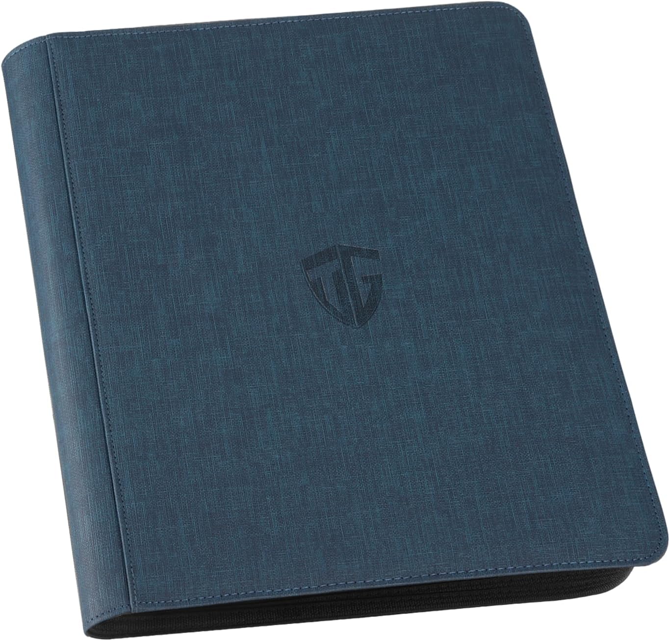 Toploader Binder,Holds 216 Toploaders,9 Pocket Top Loader Binder with Sleeves for 3"x4" Rigid Toploaders Hard Cases,Top loader Binders for TCG, MTG Card Binder, Trading Cards Binder(Dark Blue)
