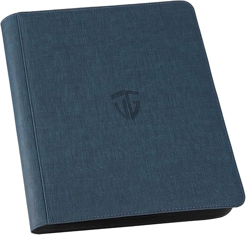 Miniatura 7 de Carpeta Toploader con capacidad para 216 cargadores superiores, carpeta con 9 bolsillos superiores con fundas para fundas rígidas de 3 x 4 pulgadas,