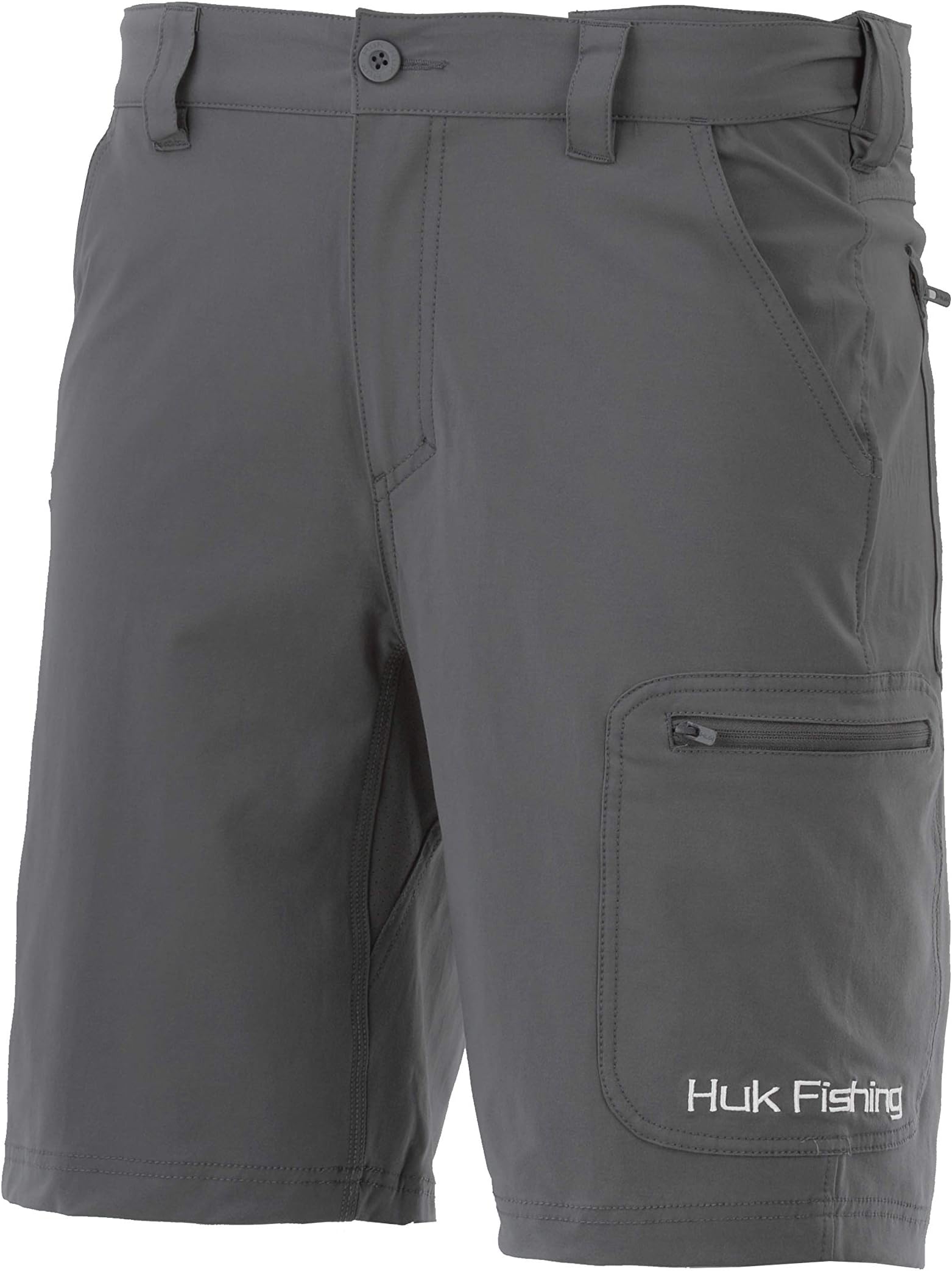 HUK Men's Next Level 10.5" Short | Quick-Drying Performance Fishing Shorts with UPF 30+ Sun Protection Short