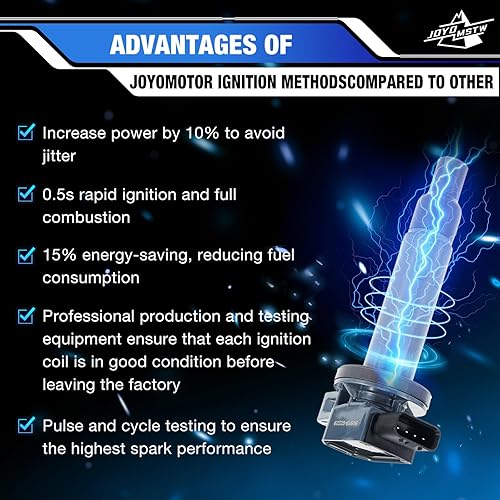 Miniatura 4 de Paquete de bobina de encendido de repuesto para Toyota Scion Echo Prius Yaris 2001-2009 xA xB 2004-2006 Reemplazo UF316 C1304 5C1293 Juego de 4