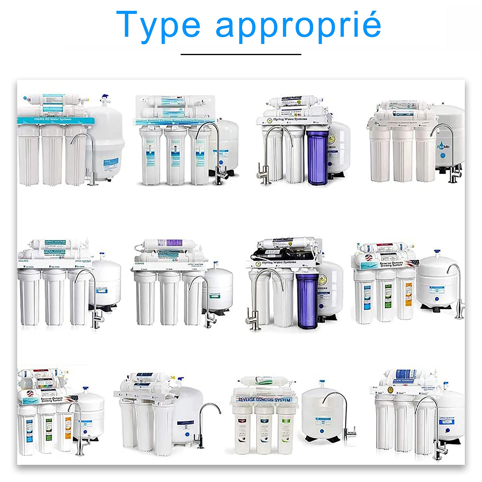10" RO Ersatzfilter Set Naturewater Filters für 6-stufige Umkehrosmose-Systeme(1-6 Stufe)