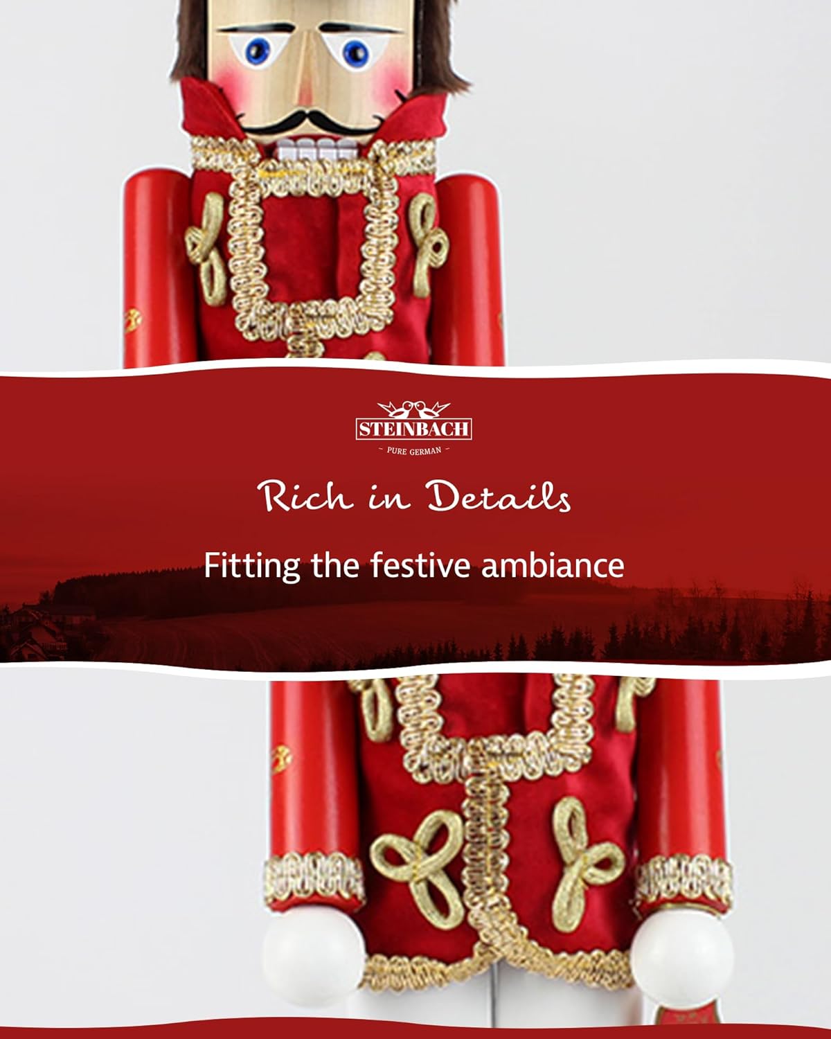 Steinbach Wooden Big Nutcracker Collection, The Nutcracker 19.25"