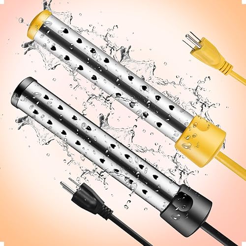 2 calentadores de piscina para piscina sobre el suelo, 2 piezas, calentador de agua de inmersión de acero inoxidable 304 de calentamiento rápido, disponible en Yaxa El Salvador