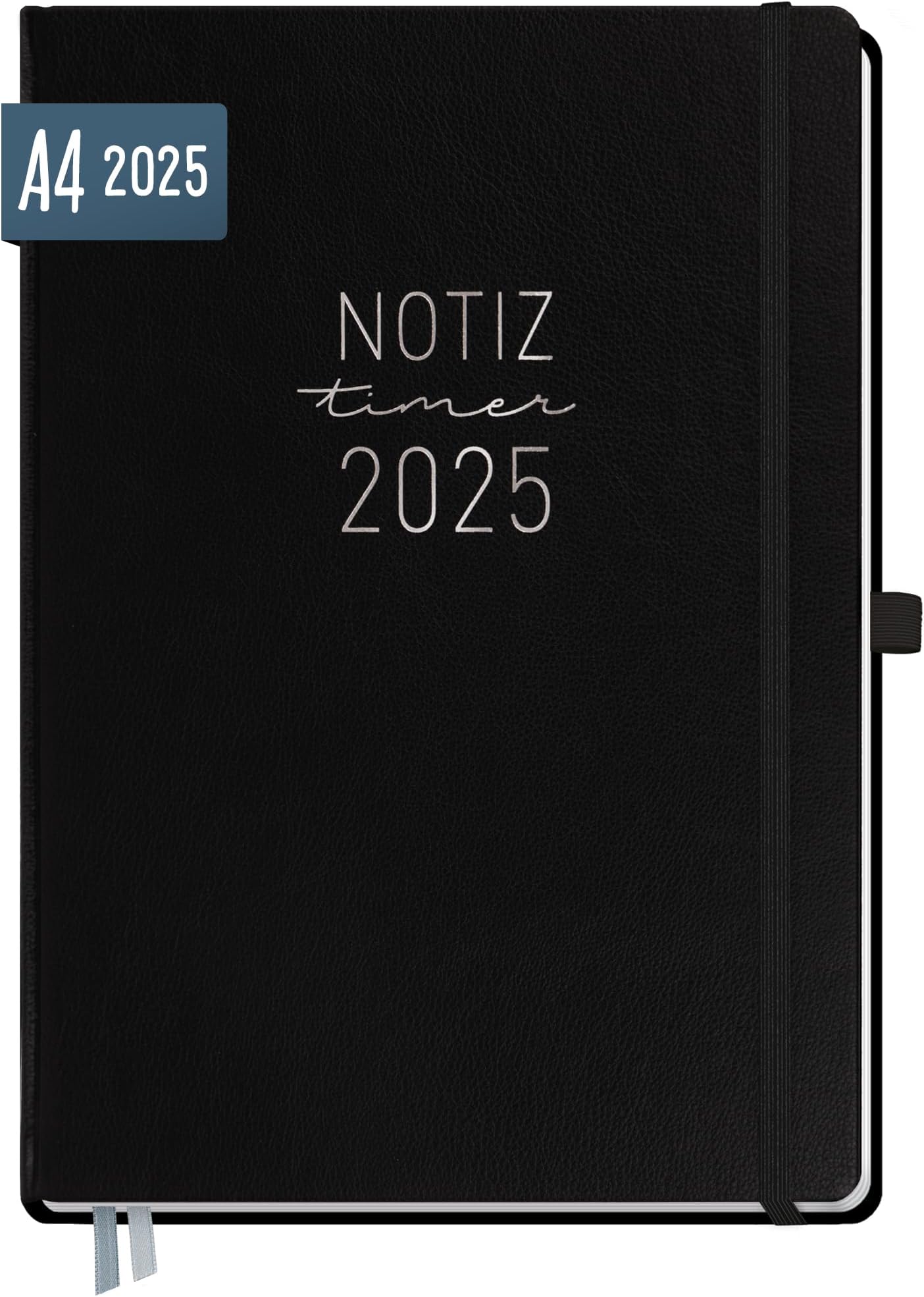 Häfft Wochen-Notiz-Kalender 2025 A5 - Terminplaner Mit Einstecktasche