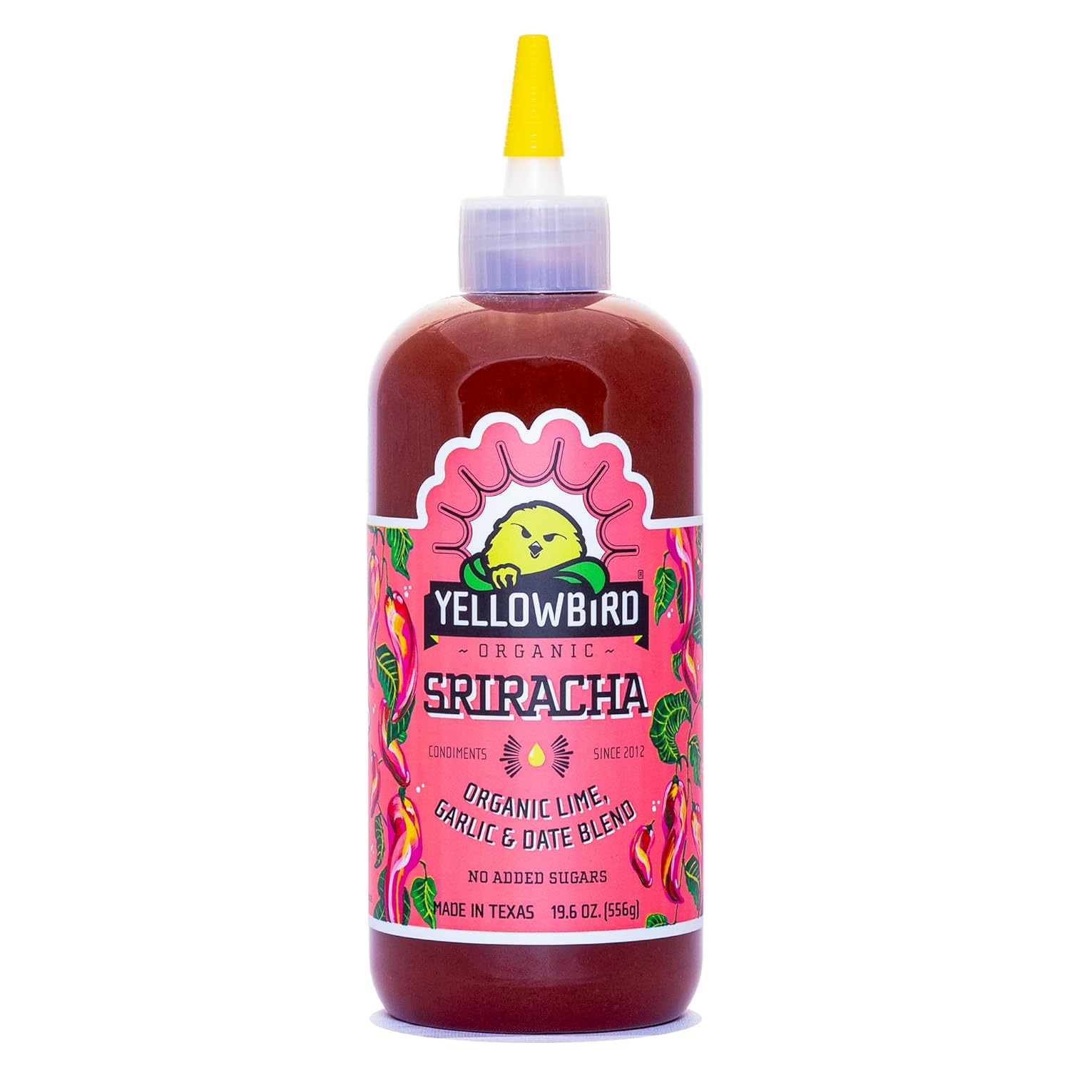 Organic Sriracha Hot Sauce by Yellowbird Organic Chili