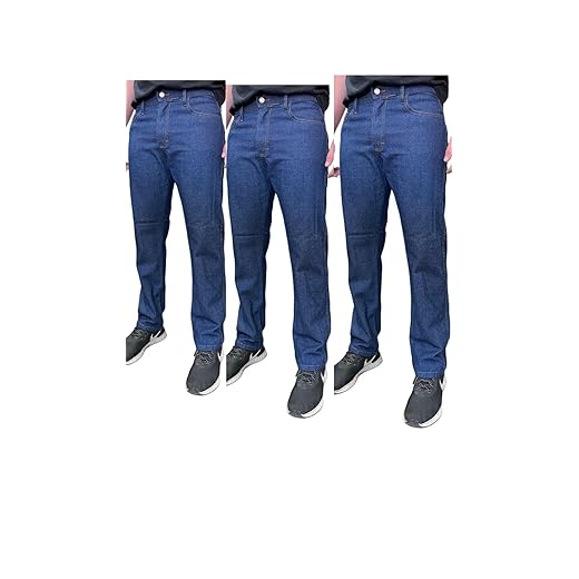 Kit 3 Calças Jeans Masculina Tradicional,Com Elastano (lycra) para Trabalho
