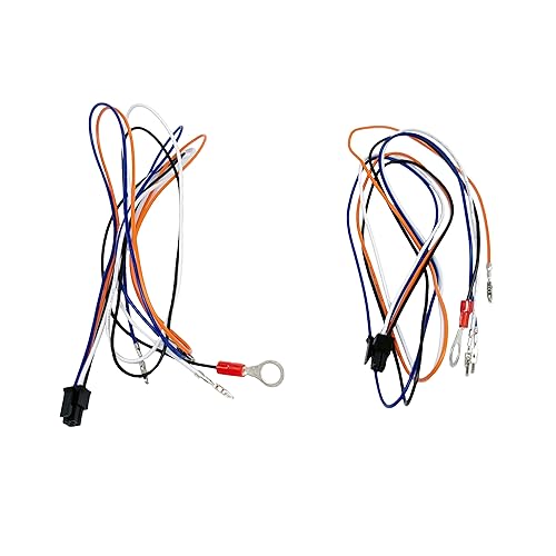 Arnés de cables de cableado para espejos de remolque para Chevrolet Chevy Silverado GMC Sierra 1500 2500 HD 2014-2018; actuador de botón, negro, 12