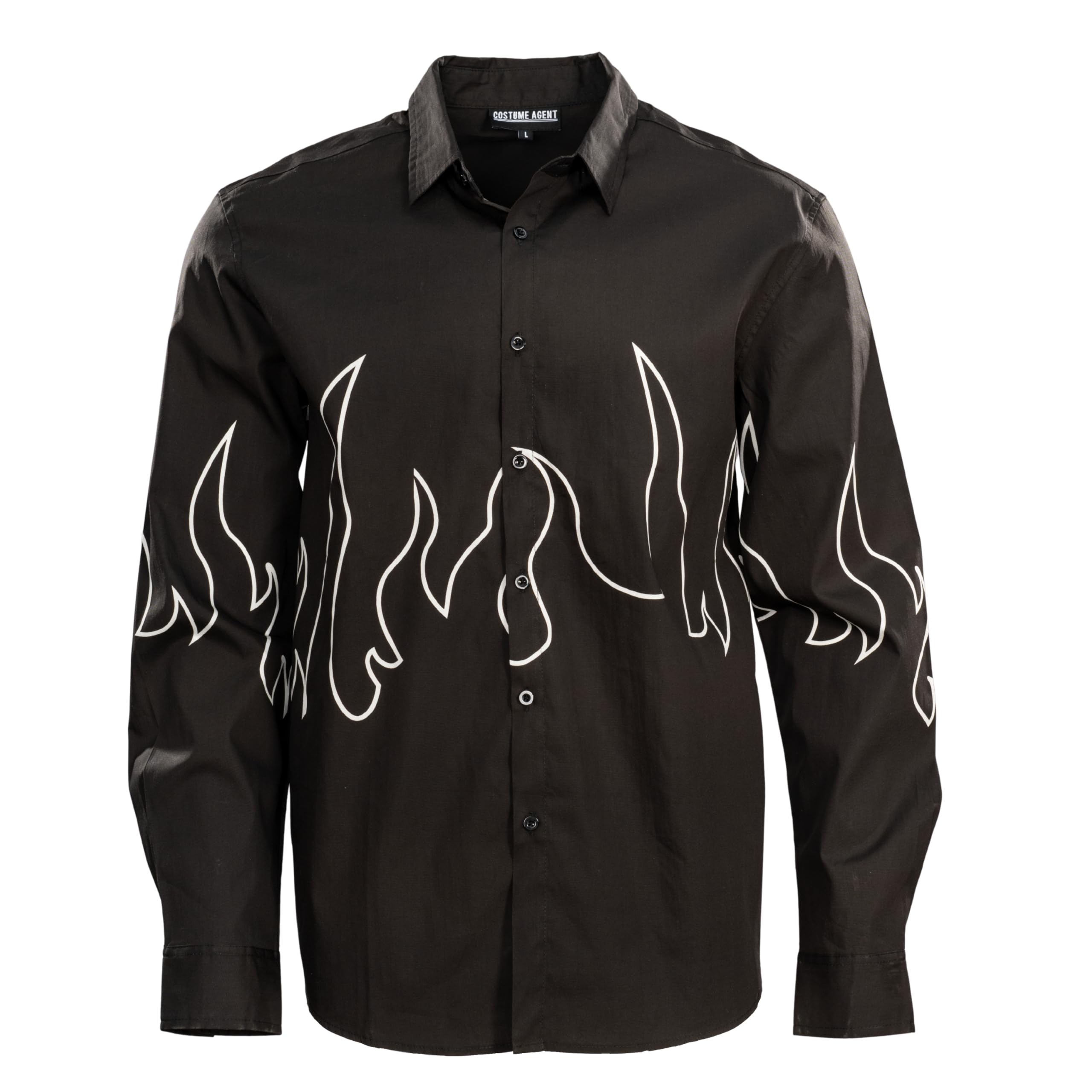 The Bid Dude Murray Character Replica Ernie Kingpin Cosplay Button Up Bowling Adult Long Sleeve Halloween Costume Shirt