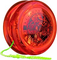 Vista 1 de Looping Yoyo D1 Responsive Yo Yo para niños principiantes, Yoyo de inicio de bucle 2A, fácil de jugar, trucos de cuerda básicos (rojo)