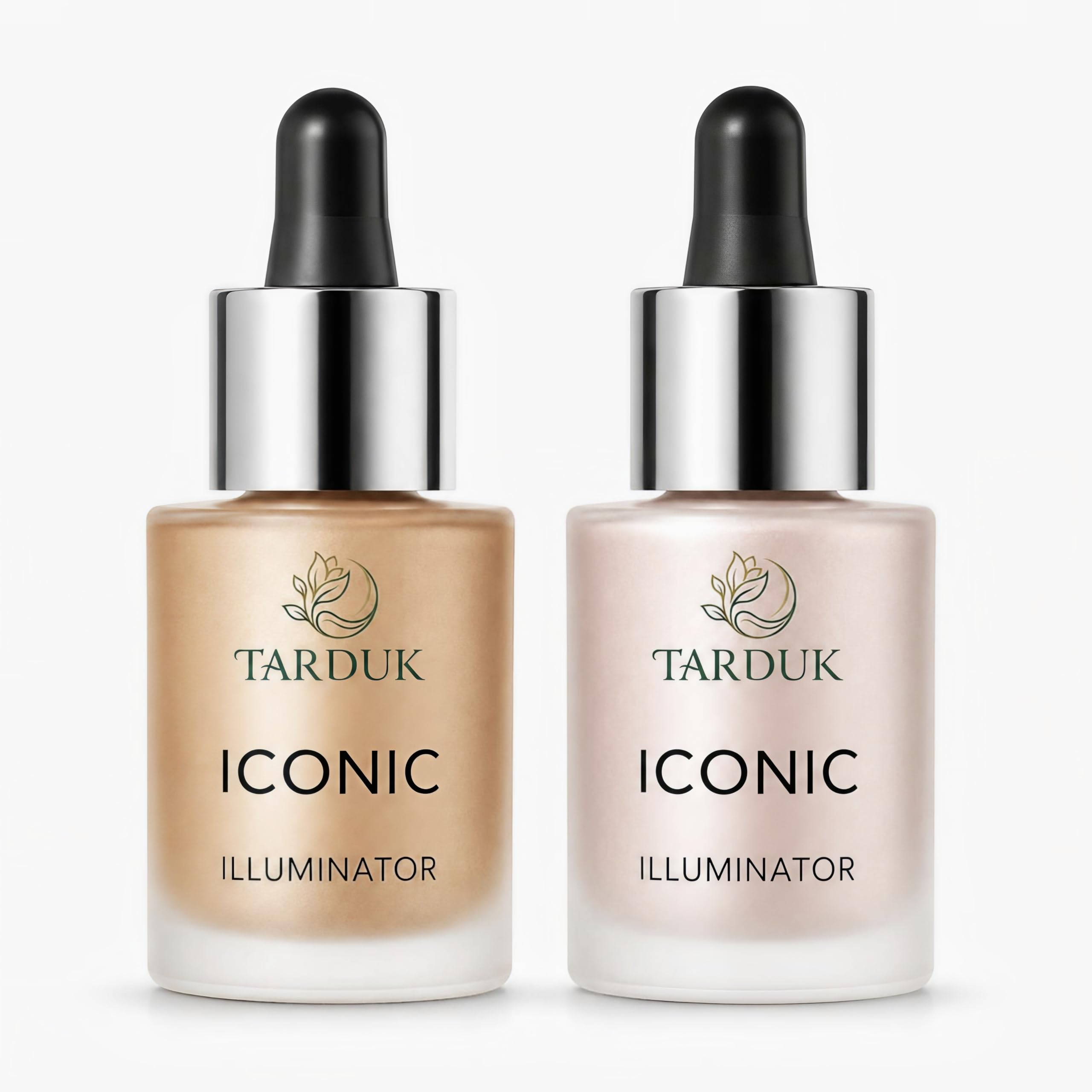 Illuminator Drops | Lightweight Liquid Highlighter | Set of 2 | 30ml | Liquid Illuminator, Lightweight Formula, Buildable Glow, Blendable Texture, Radiant Finish, All Skin Types, 30ml-image-1