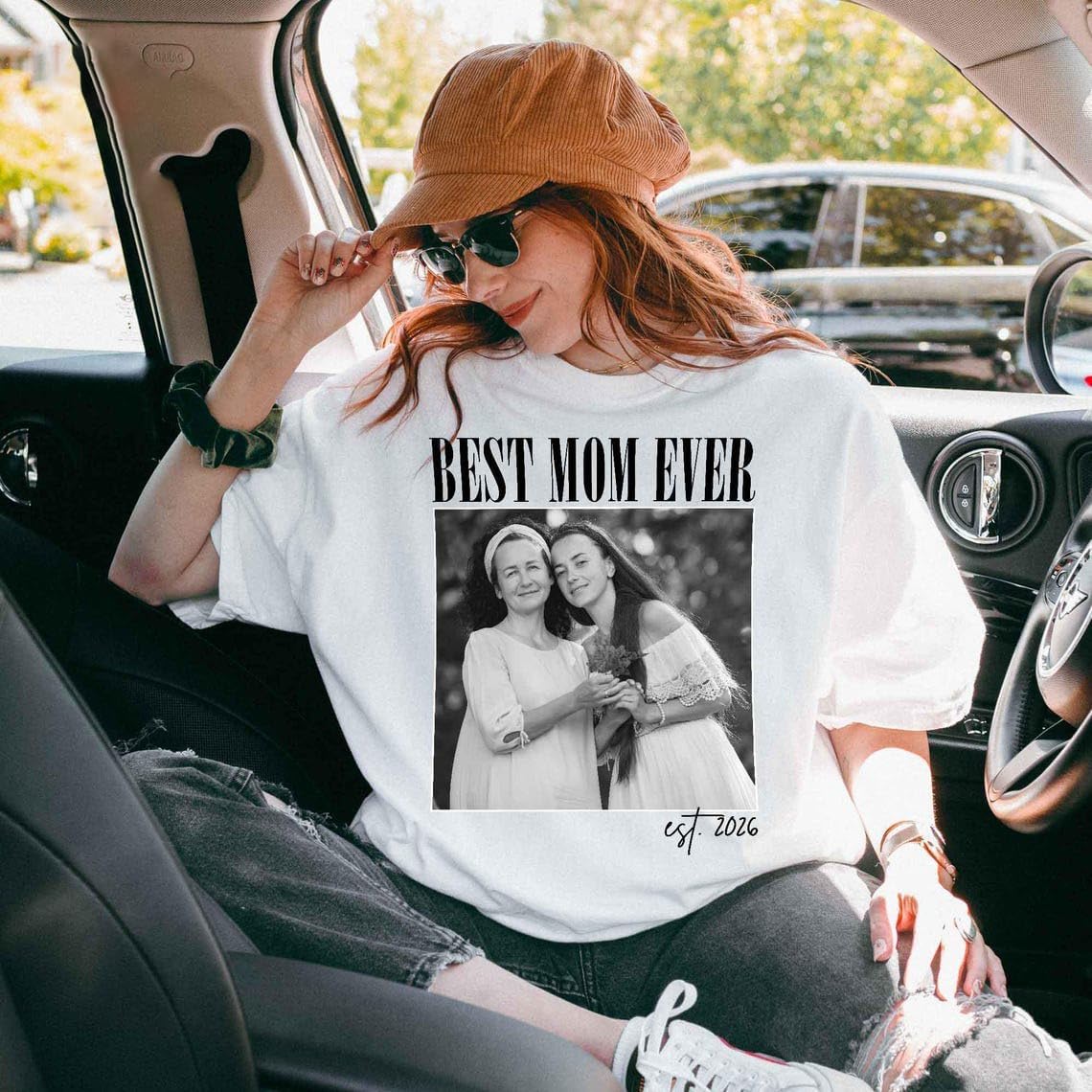 Personalized Mama Photo Shirt, Tshirt with Picture Customized, Mom Sweatshirt, Gifts for Mom, Mother, Grandma - Image 2