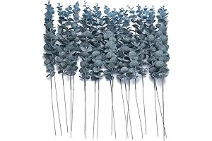 Artificial Eucalyptus Stems in Dusty Blue: Enhance Your Decor with Nature's Touch