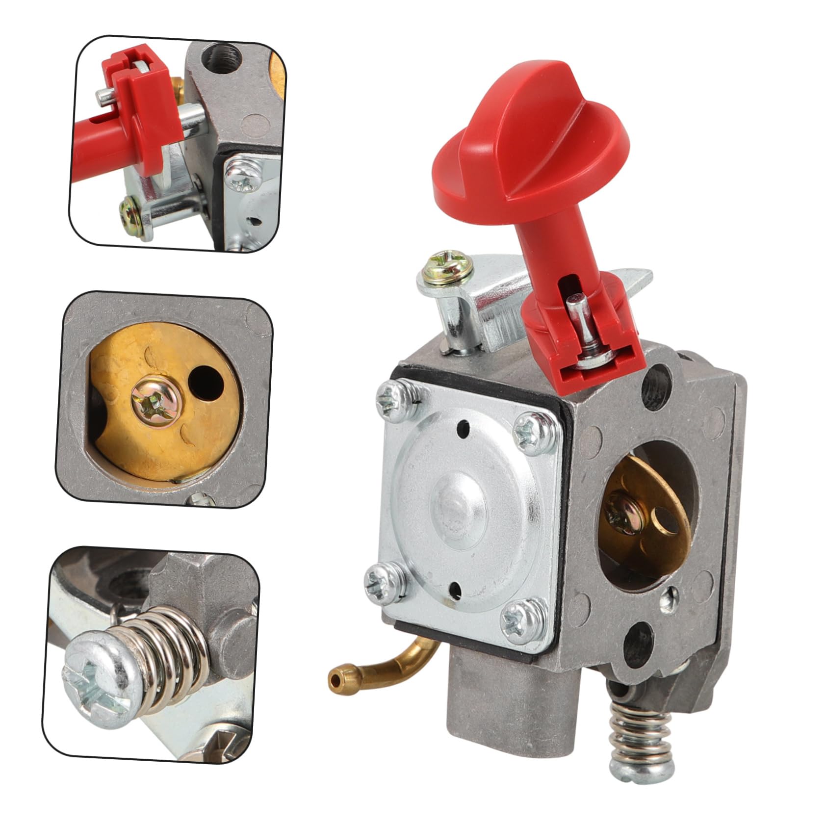 Carburador de Cortacésped H543r H543rs 525rs de Aleación de Aluminio | Reemplazo Compatible para Cortacésped, Limpieza Sencilla, Cambio Rápido, Pieza para Cortacésped