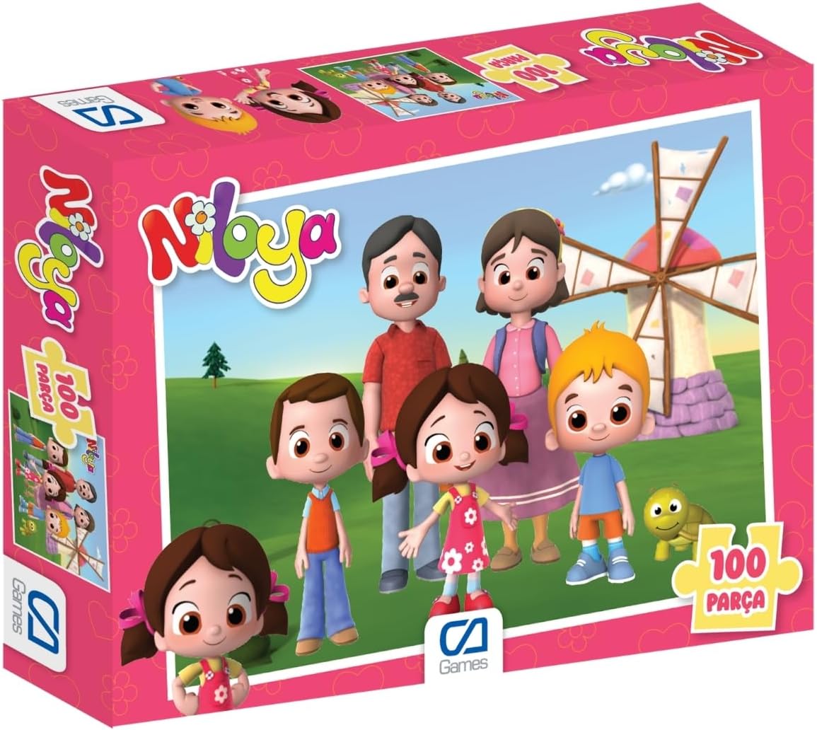 CA Games Niloya Lisanslı 100 Parça 34x24cm Çocuk Puzzle Yapboz Serisi