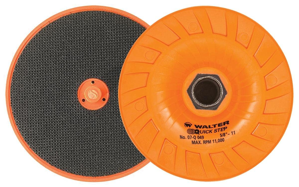 Surface Technologies 07Q049 Quick-Step Backing Pad - Direct Mounted Pad for Grinder Discs. Grinding Wheel Pads