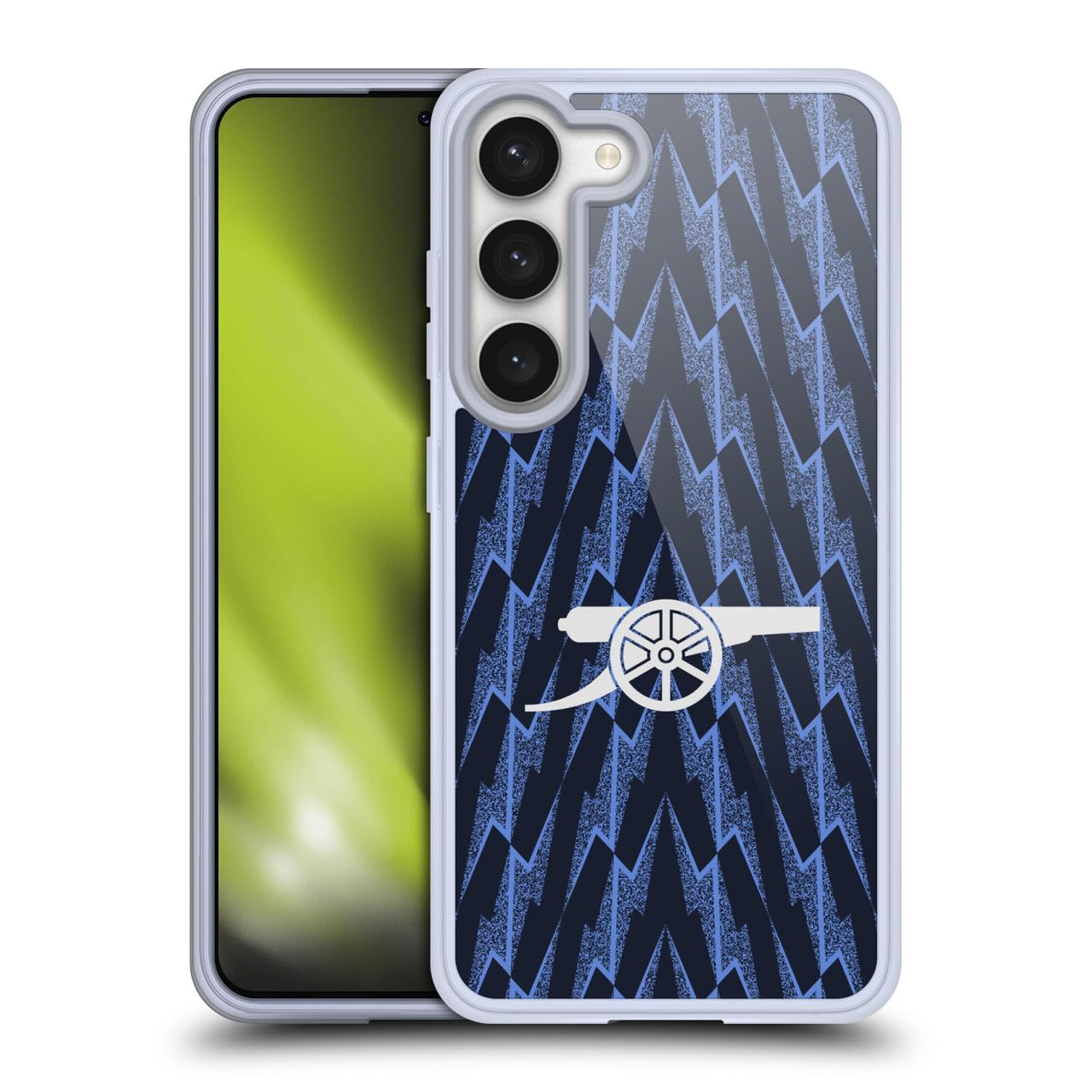 Head Case Designs Officially Licensed Arsenal FC Away 2025/26 Kit Gel Case [Military Grade Protection] Compatible with Samsung Galaxy S23 5G and Compatible with MagSafe — image 1