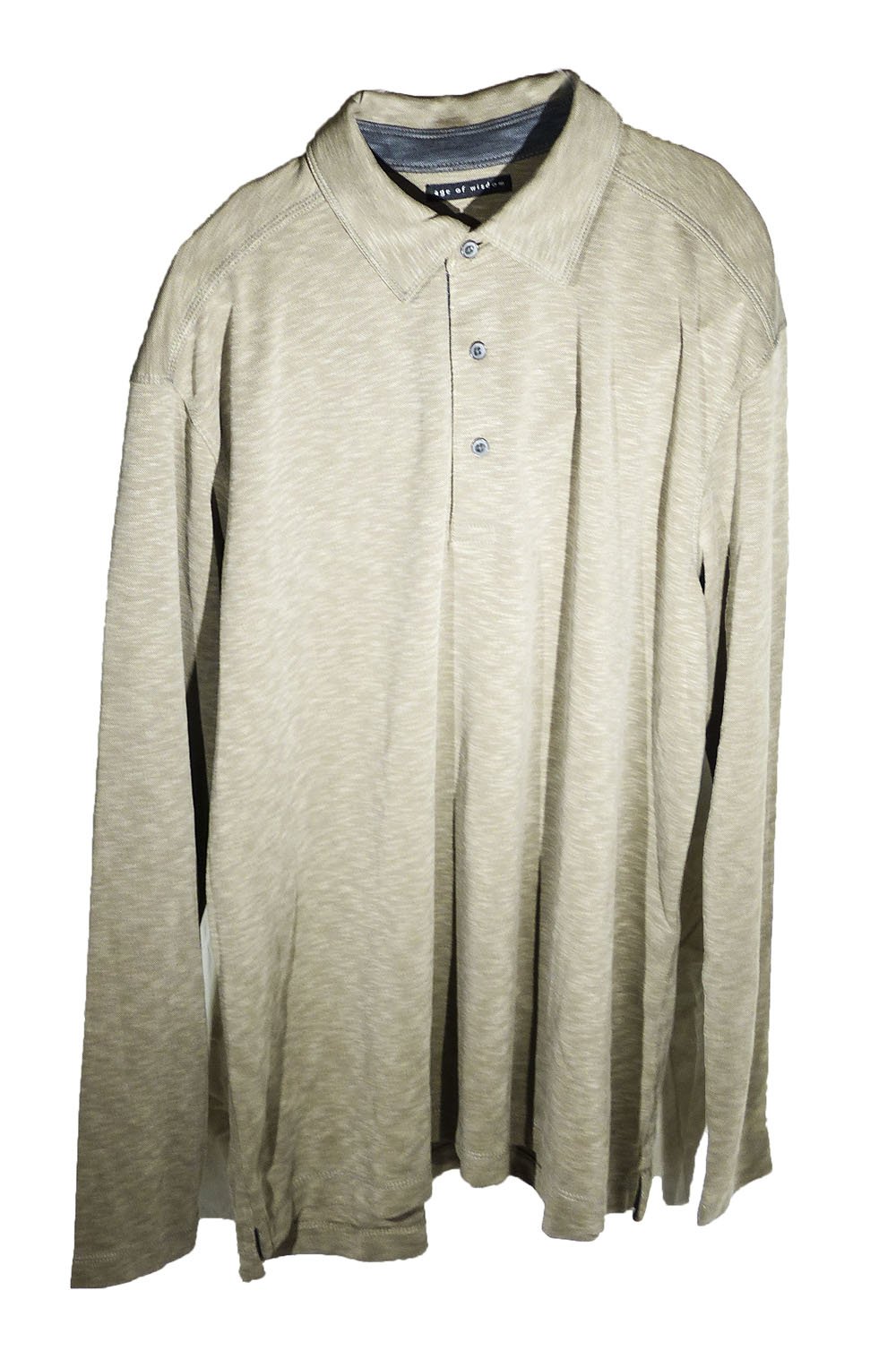 Age of Wisdom Long Sleeve Men's Polo Shirts