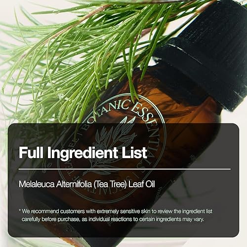 Miniatura 8 de Aceite de árbol de té 100 | Vegano | para pieles propensas al acné y con problemas | Alta concentración de 100% aceite, cuidado de la piel coreano