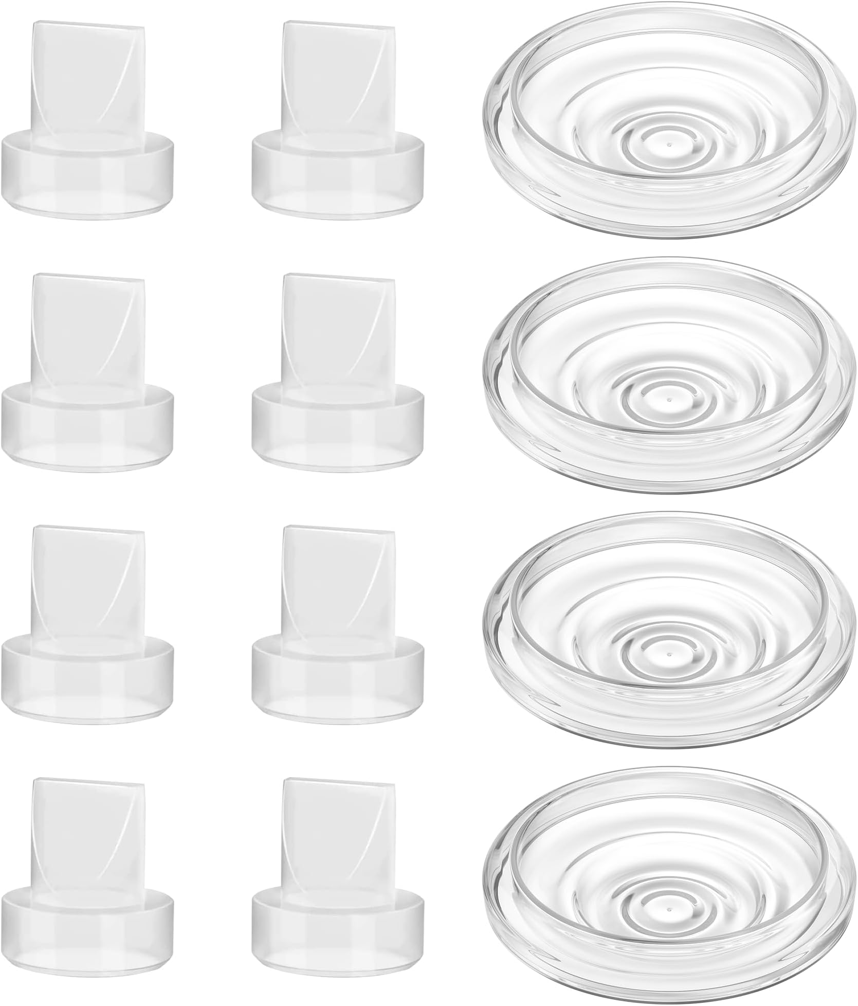 12 Count Duckbill Valve Silicone Diaphragm Compatible with NaNaLazy Momcozy S9 Pro/S12 Pro Wearable Breastpump,Breastfeeding Essential Kit