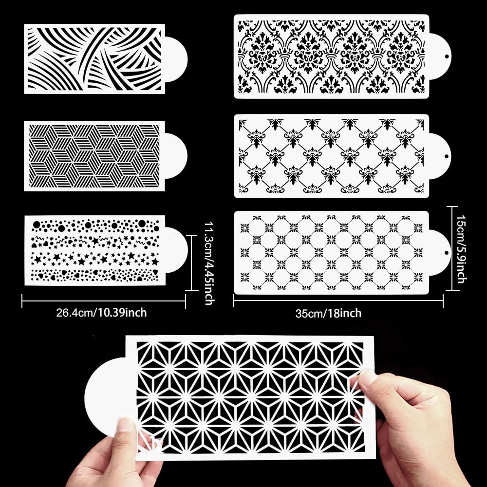 Amazon.co.jp: DI QIU REN ケーキデコレーションステンシル