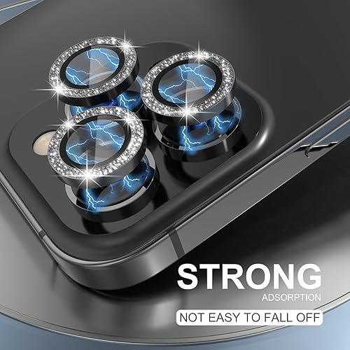 Miniatura 501 de Choiche Protector de lente de cámara compatible con iPhone 14 Pro/iPhone 14 Pro Max, protector de pantalla de vidrio templado 9H, accesorios
