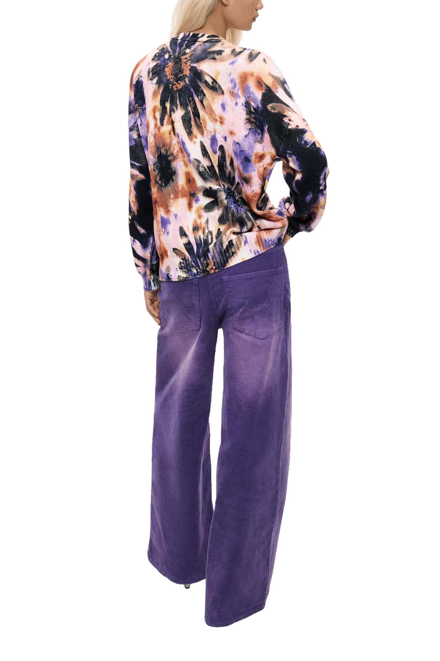 Desigual Jers_botanicpink bluza damska